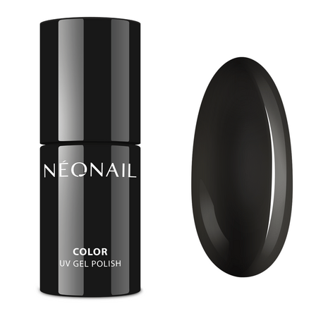 gelpolish in de kleur &#039;Pure Black&#039; van NEONAIL - zwarte tint