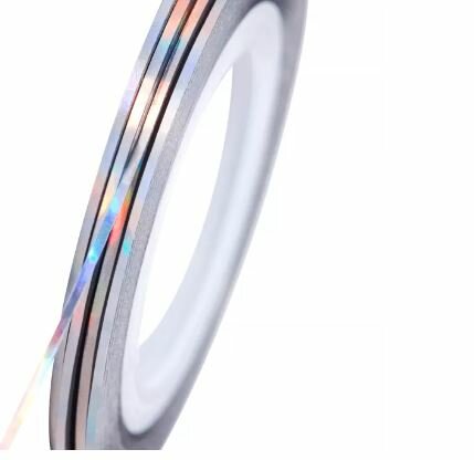 Striping Tape Silver Holo