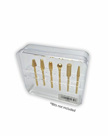 Drill Bit Holder Clear Box 12 bits