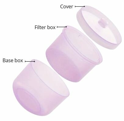 Sterilisatie box pink