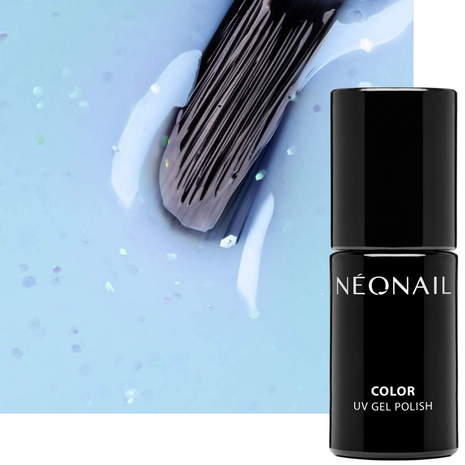 Gelpolish in de kleur &#039;Blue-Ming&#039; - blauwe pastel tint van NEONAIL