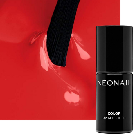 gelpolish in de kleur &#039;Hot Crush&#039; van NEONAIL - rode tint
