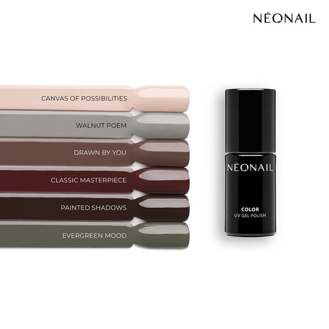 gelpolish in de kleur &#039;Drawn By You&#039; van NEONAIL - bruine herfst tint