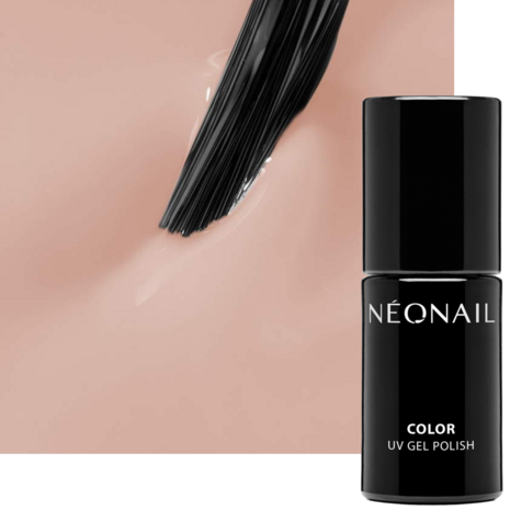 de gelpolish kleur &#039;Cozy Latte&#039; van NEONAIL is een beige tint
