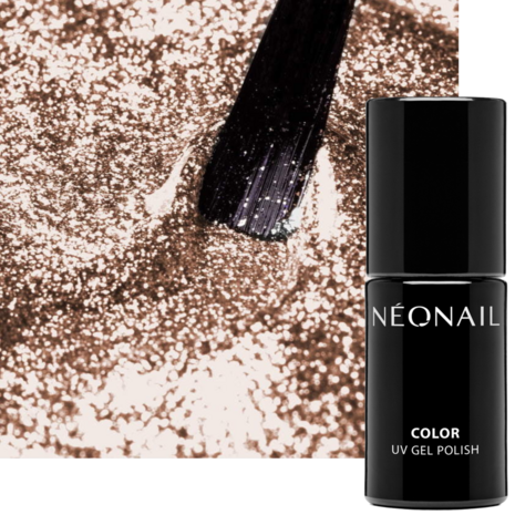 gelpolish van NEONAIL in de kleur &#039;Shimmering Goldrush&#039; - gouden tint 