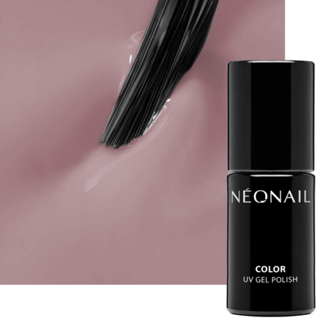 gelpolish in de kleur &#039;Soft Taupe&#039; van NEONAIL - paarse tint 