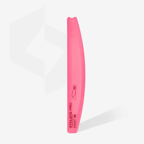 Halvemaanvormige, afgeschuinde plastic basis voor nagelvijl EXPERT 40