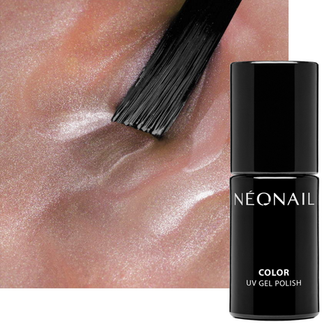gelpolish in de kleur 'Frozen Flame - Metallic' van het merk NEONAIL - gouden metallic tint