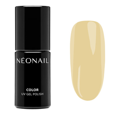 gelpolish van NEONAIL in de kleur 'Sunshine Kiss' - pastel gele tint