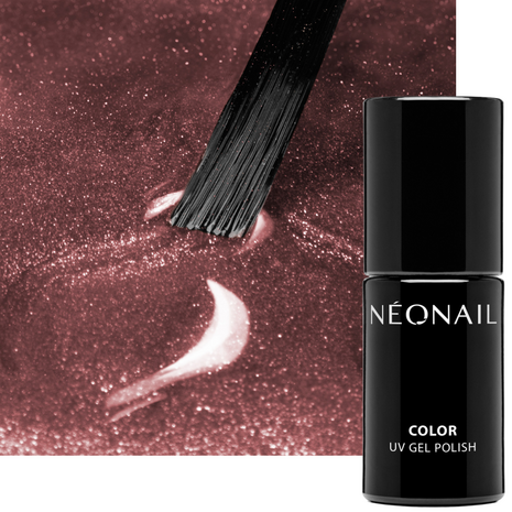 gelpolish in de kleur 'Peony Glow' van NEONAIL - rode cat eye tint