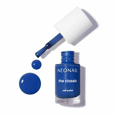 nagellak van NEONAIL in de kleur 'Denim Blue' - blauwe tint