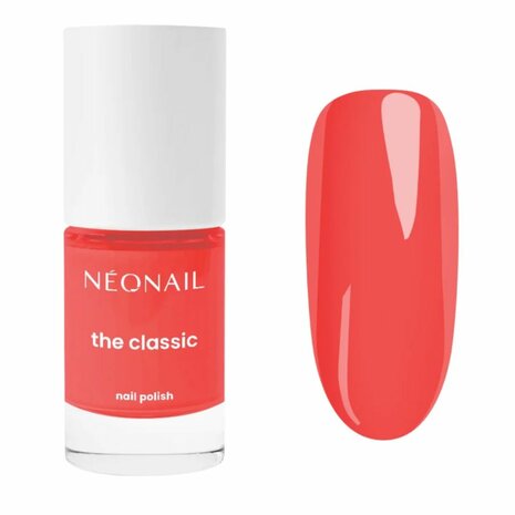 nagellak van NEONAIL in de kleur 'Neon Coral' - rode tint