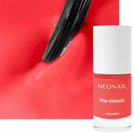nagellak van NEONAIL in de kleur 'Neon Coral' - rode tint