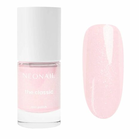 nagellak van NEONAIL in de kleur 'Glittery Pink' - licht roze tint