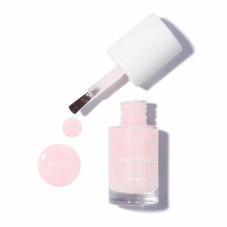 nagellak van NEONAIL in de kleur 'Glittery Pink' - licht roze tint
