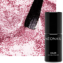 gelpolish in de kleur &#039;Blushing Diva&#039; van NEONAIL - glitter roze tint