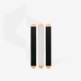 Double-sided nail files for straight base on a wooden base, 180/240 grit 
