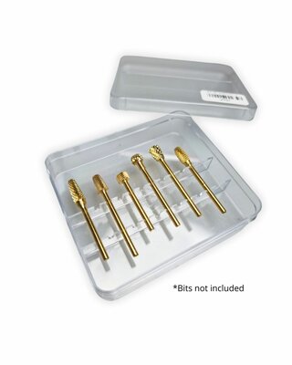 Drill Bit Holder Clear Box 12 bits