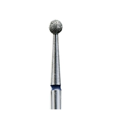 Diamond Nail Drill Bit, "Ball", Blue, Head Diameter 2.7 Mm