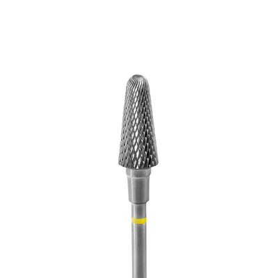 Carbide Nail Drill Bit, "Frustum", Yellow, Head Diameter 6 Mm / Working Part 14 Mm