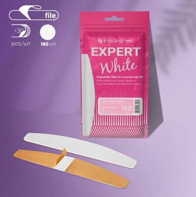 Staleks wegwerpvijlen 180 gritt white
